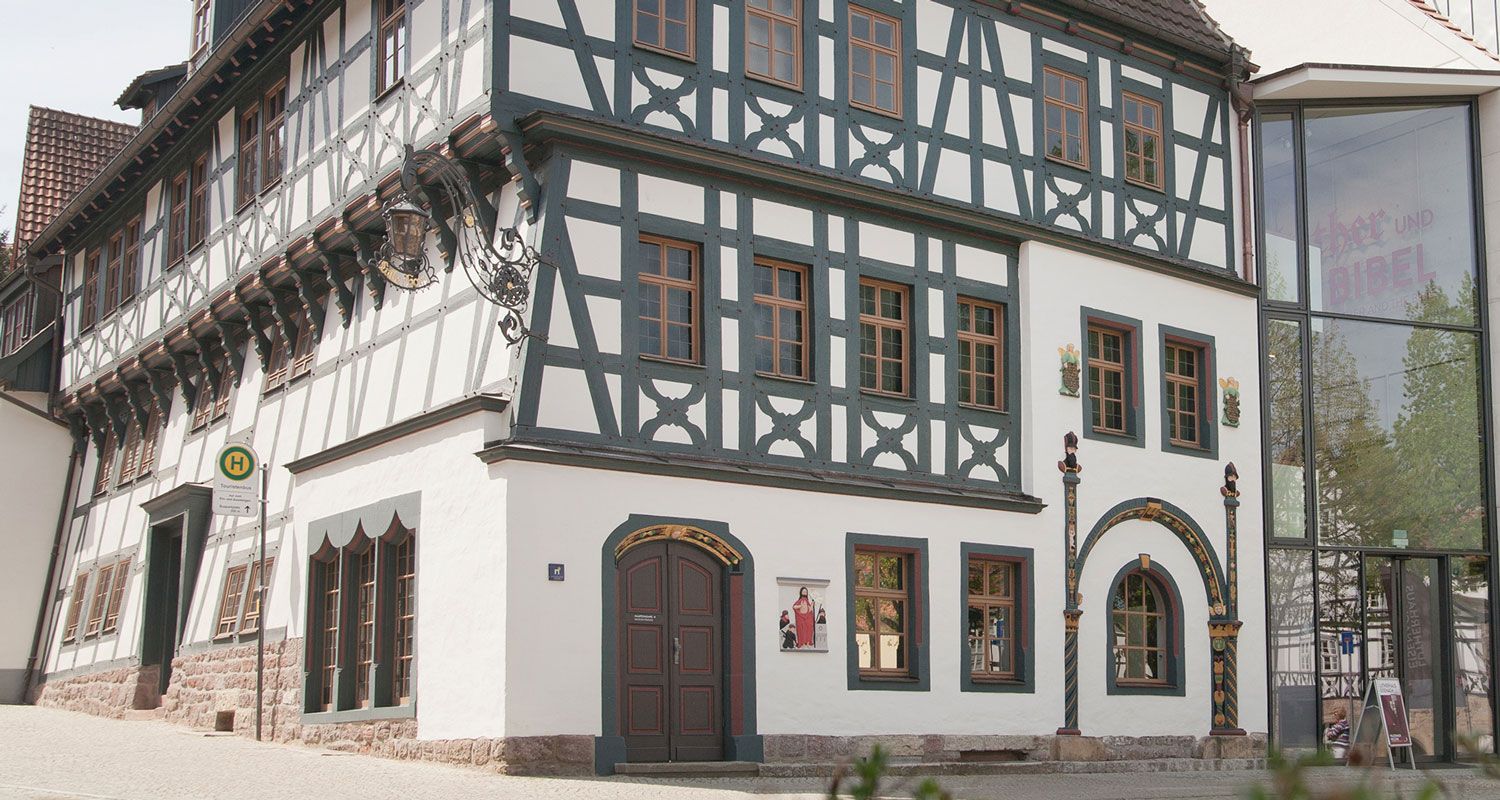 exterior view on the Lutherhaus Eisenach