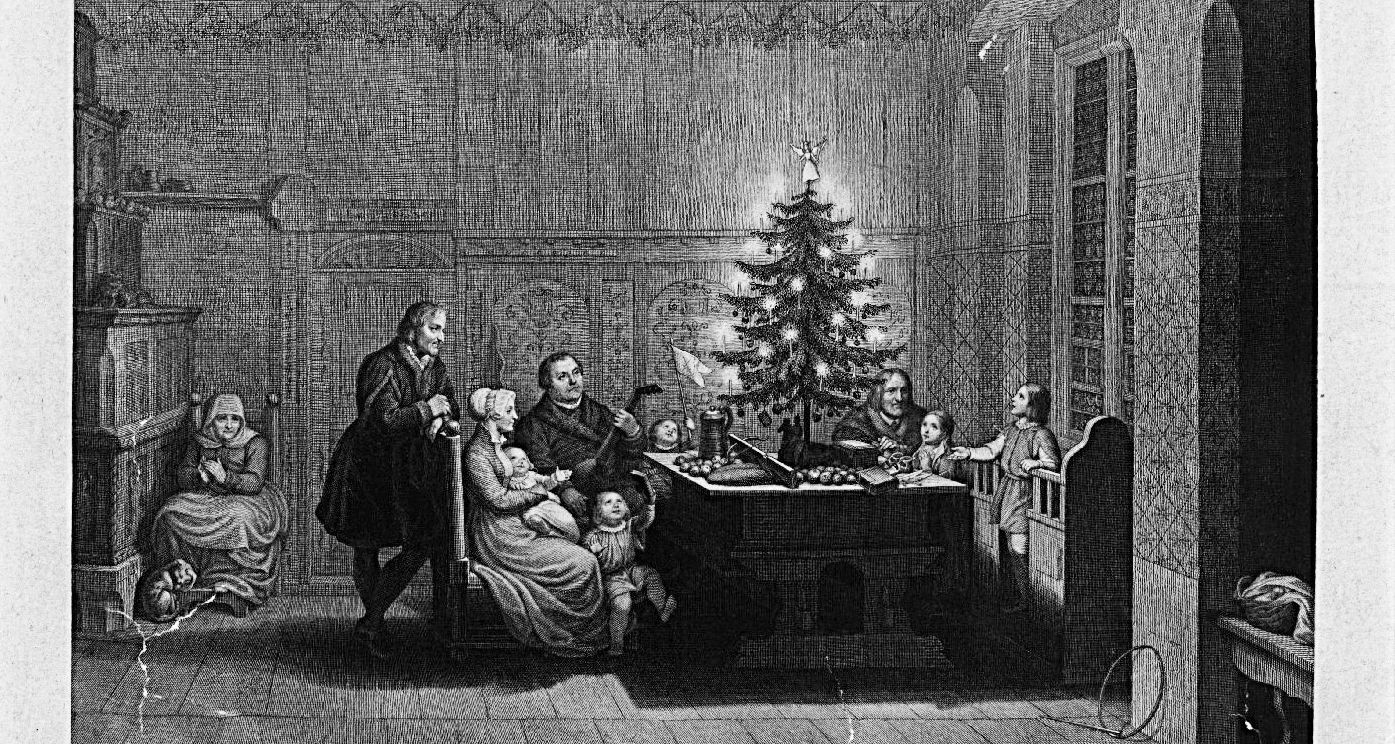 Familie Luther feiert Weihnachten